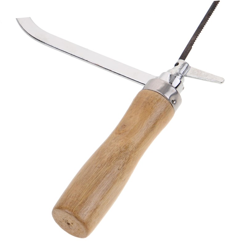 TEHAUX 1 Set Coping Saw with Wooden Handle Portable Hand