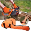Orange Chainsaw Bag Carrying Case Portable Protection Waterproof Holder Fit