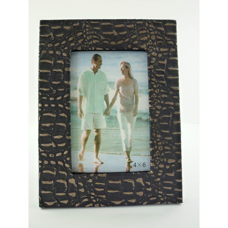 Set of 2 Stylish Crocodile Design Picture Frames Gift Idea