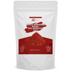 Marokkanisches Tonpulver, 100 % natürlich, für Gesichtsmasken, Hautstraffung, Haarmasken, Peelings, Cremes und Seifenherstellung, 227 g