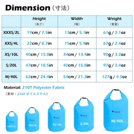 TRIWONDER Waterproof Dry Bag 10L 20L 40L Backpack Floating Dry Backpack for Fishing Boating Kayaking Surfing Rafting Camping (Green, 40L)