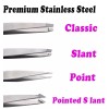 Unbranded 4Pcs Anti-static Stainless Steel Tweezers Maintenance Tools Industrial Precision