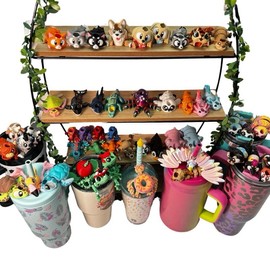 Tonsofprintz Tumbler Buddies - 3D Printed Flexi Animals - Tumbler/Drinkware Accessory:_Beagle