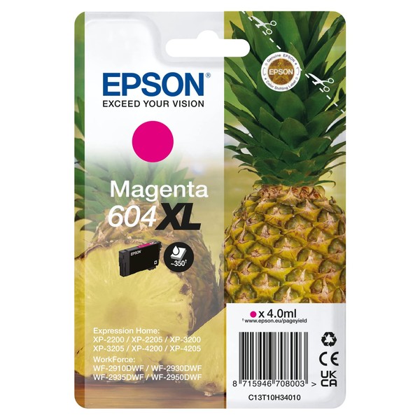 Epson Ink/604XL Pineapple 4.0ml MG SEC