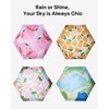 BENEUNDER Travel Compact Umbrellas for Rain & Sun, UPF50+ Mini
