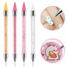 Lusofie 4 Pack Wax Pen Rhinestone Picker Pen Diamond Art