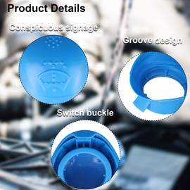 Car Windscreen Washer Bottle Lid Funnel, Wiper Water Lid, Sealing Lid Wiper Water Reservoir, Tank Cap Windscreen Washer Container, for 6V0955485 / 000096706