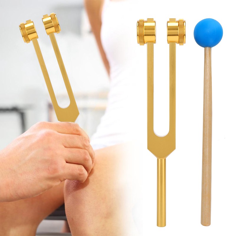 272.2HZ Aluminum Alloy Tuning Fork with Hammer Diagnostic Therapy Health