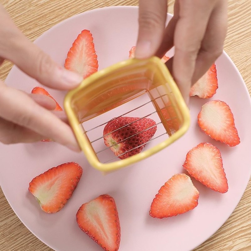 Multifunctional Cup Cutter, Pack of 2 Multifunctional Stainless Steel Fruit