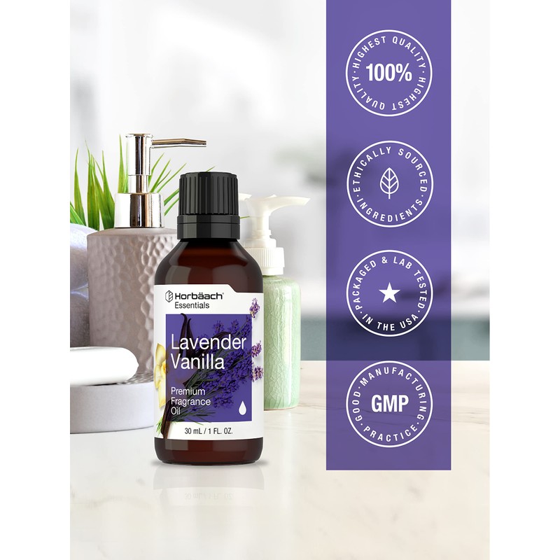 Horbäach Lavender Vanilla Fragrance Oil | 1 fl oz (30ml)