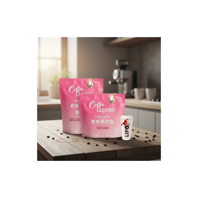 Colageno Hidrolizado Coffelageno Natural Works 3 Pzs 250 G Café