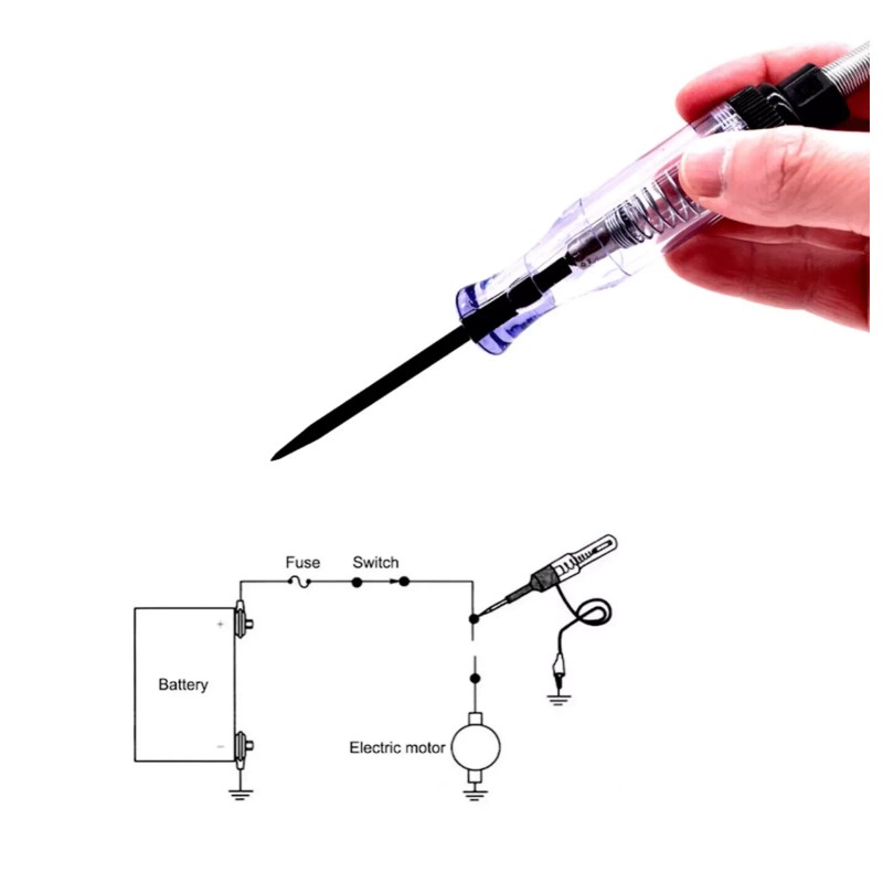 SHENKENUO Test Light Car Circuit Tester Probe 12V 6V DC