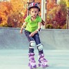 Roller Skates for Kids, Adjustable Size Double Roller Skates, with