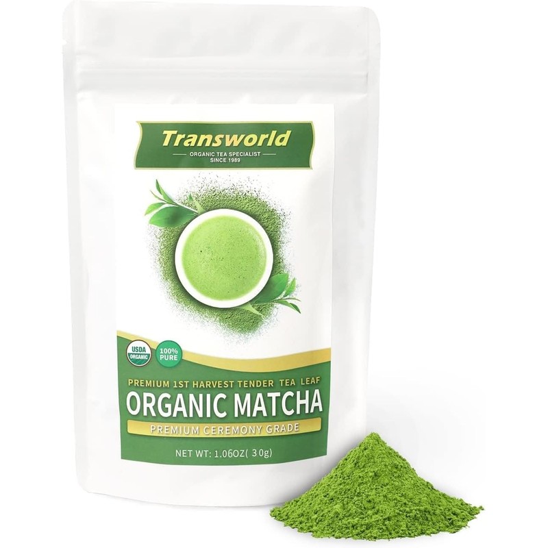 Jiuyu Té Verde Matcha Orgánico En Polvo de Primera Cosecha,