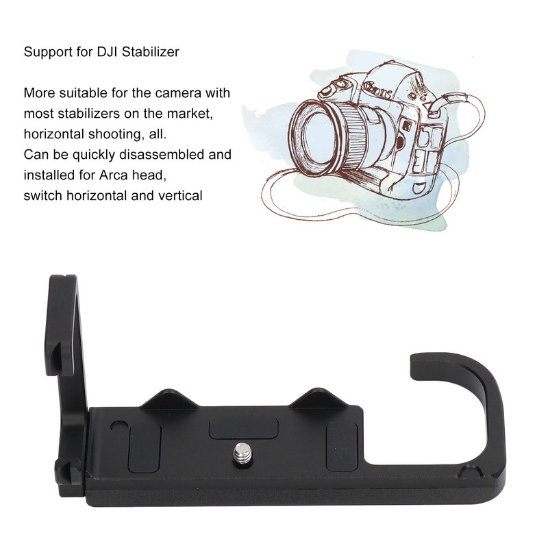Camera Vertical Quick Release Plate L Shaped Vertical Handle Camera