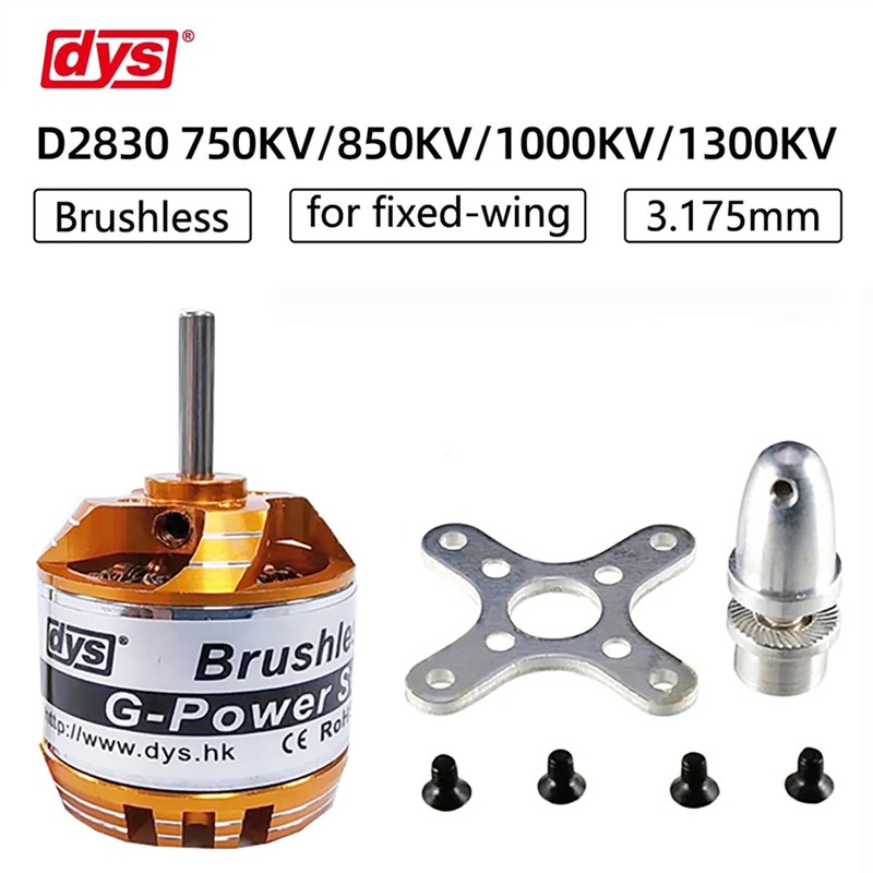 DYS D2830 750KV/850KV/1000KV/1300KV Brushless Outrunner Motor 2-4S for Multicopter RC