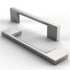 ELEBUILD Pack of 6, 128 mm, Brushed Nickel, Kitchen Handles,