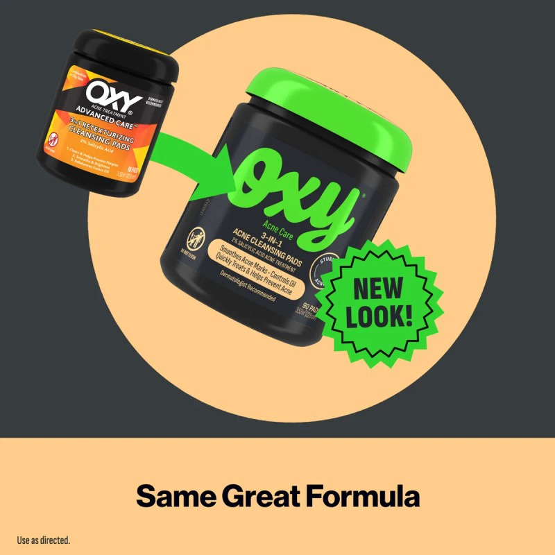 Oxy Pads Antiacné Ácido Salicílico Rostro 90 Unidades