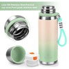 Stainless Steel Flask with Cup 700ml/23.6oz Vacuum Insulated Thermo Bottle