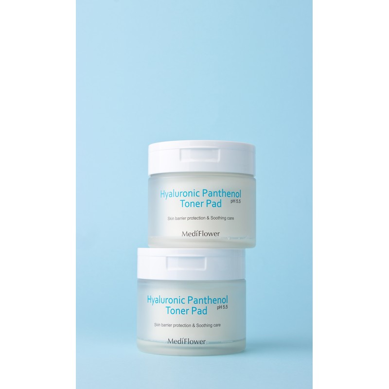 Mediflower Hyaluronic Panthenol Toner Pad 180ml/60 sheets 1+1 / 메디플라워