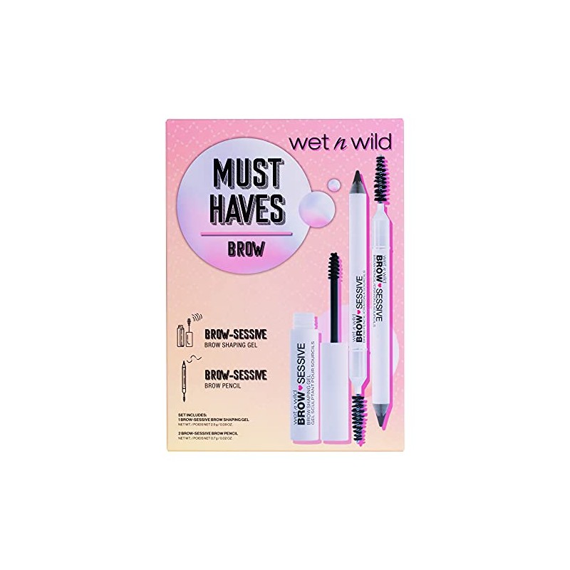Wet n Wild Kit de cejas imprescindible, lápices de cejas,
