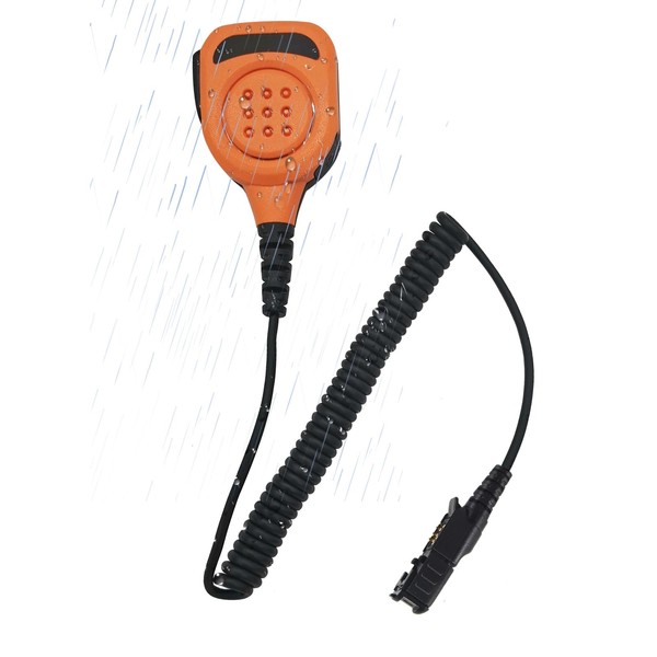 stdgove Walkie Talkie Shoulder Mic Remoter Speaker Lapel Microphone for
