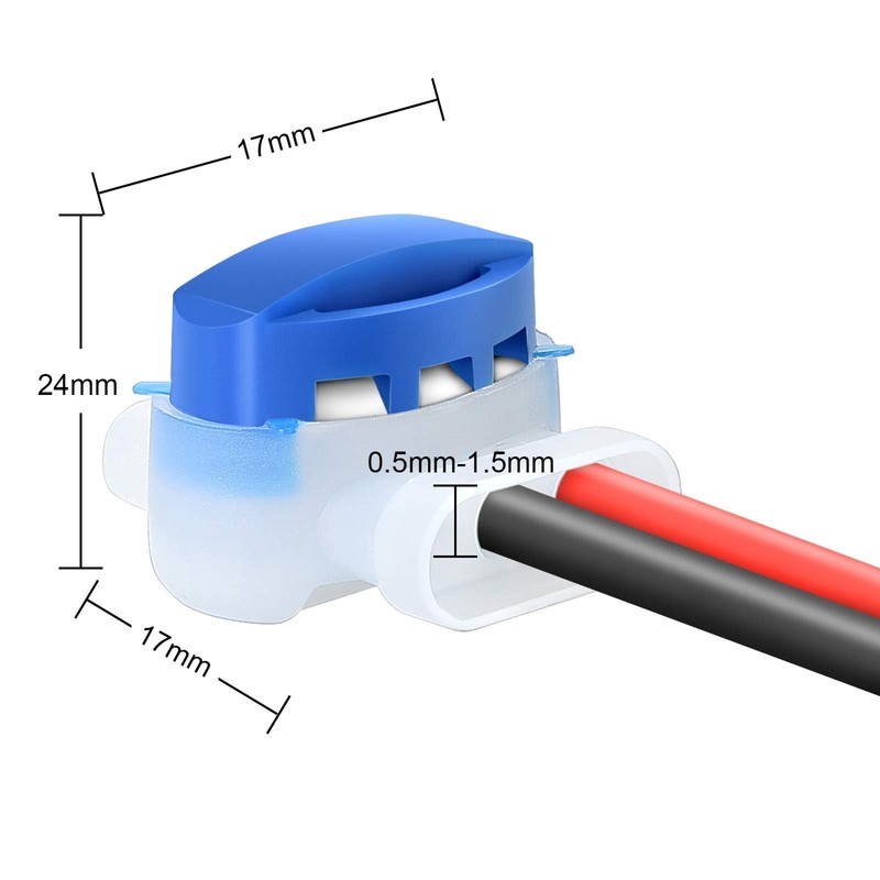 VABNEER Cable Connector with Gel-Filled, 3 Wire Connectors (30)