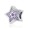 SBI Jewelry Women Purple Star Charm for Bracelets Necklace Pendant