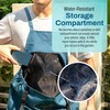 Courtyard Dew Gardening Apron with Pockets For Women & Men,