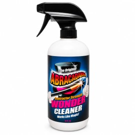 Abracadabra® Wonder Cleaner Spray 16 oz - As Seen on TV Contractor Strength Adhesive, Tar, Gum, Sap & Sticker Remover - Citrus Cleaner for Cars, Garage Floors, Concrete, Tile, Metal & Wood