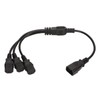 IEC 320 C14 to 3 X C13 Power Cable Universal