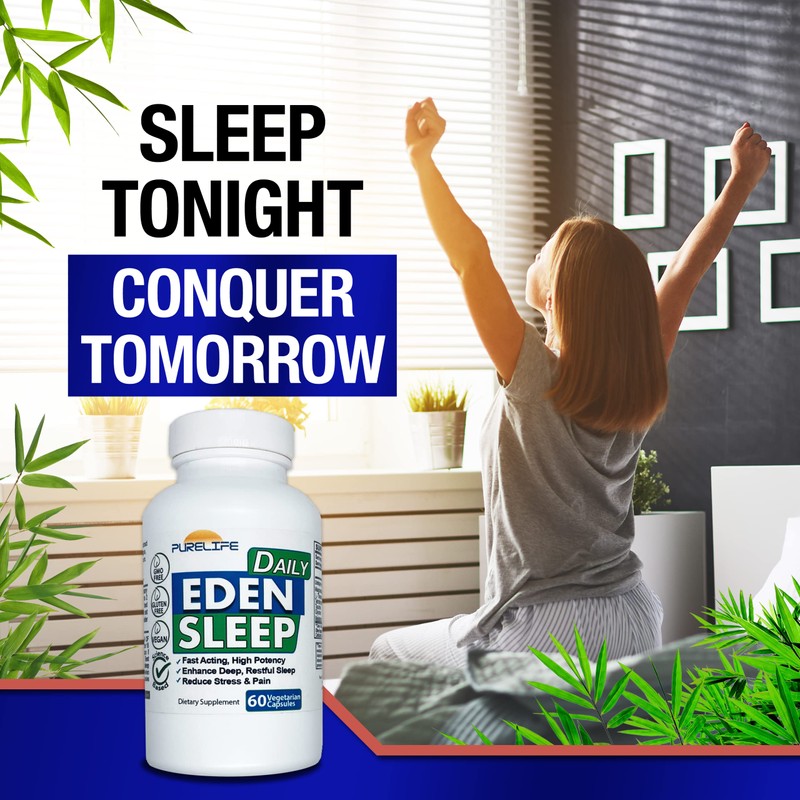 PureLife Supplements - Eden Daily Sleep [New GABA Free Formula]