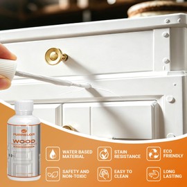 White Wood Touch Up Paint Pen 2.5oz /50ml Cabinets Furniture Repair Paint