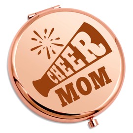 Cheer Mom Gifts Compact Makeup Mirror Thank You Cheer Coach Gifts Cheerleader Mom Gifts Cheer Team Gift Christmas Folding Makeup Mirror Cheer Teacher Appreciation Gifts Cheerleading Coach Gifts