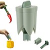 2-in-1 Pepper Corer and Jalapeno Corer Tool - Efficient Bell