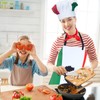Keymall Italian Chef Costume Chef Hat and Apron for Women