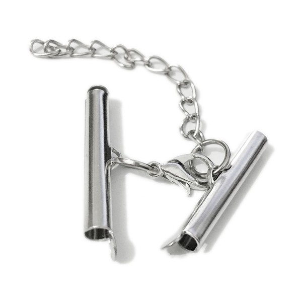 10Pcs Multi Strand Slide Tube Clasps multylayers connector for Necklace