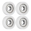 sourcing map 4Pcs Ball Bearing Guide 10 x 35 x