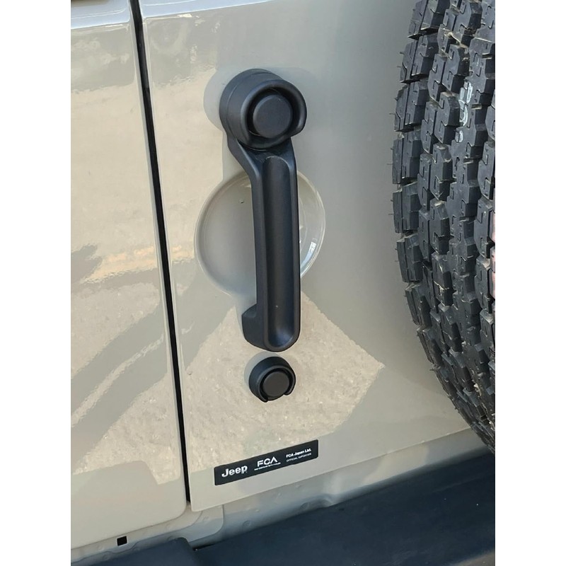 AZUTO Magnetic Keyhole Covers for Jeep Wrangler JK 2007-2017, Door