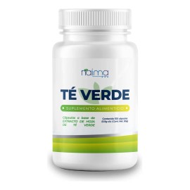 Té Verde Cápsulas 500mg - 100 Cápsulas Por Frasco Sabor Sin Sabor