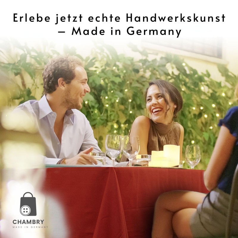 chambry Tablecloth 100% Cotton (Canvas) - Choice of Size and