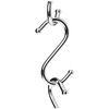 Merriway BH00067 (5 Pcs) Chromed Kitchen S-Hook, 75 mm (3