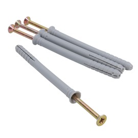 Screw and Anchor Wall Raw Plugs for Brick Concrete Wood 5mm – 8mm 18pc