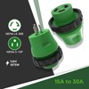 RVGUARD 30 Amp to 110 Volt RV Adapter Plug with