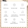 Portable Mini Voice Broadcast Alarm Clock with Wireless Bluetooth Card