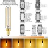 Leools E12 LED Bulb Dimmable 4W Equal 3000K Soft White