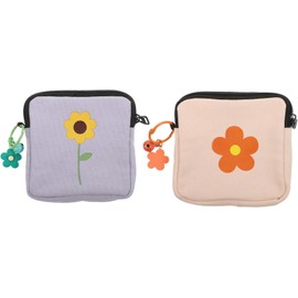 Mobestech 4piezas Bolsas De Almacenamiento De Toallas Sanitarias Diseño Atractivo y Práctico Para Oficina y Viajes Material De Premium