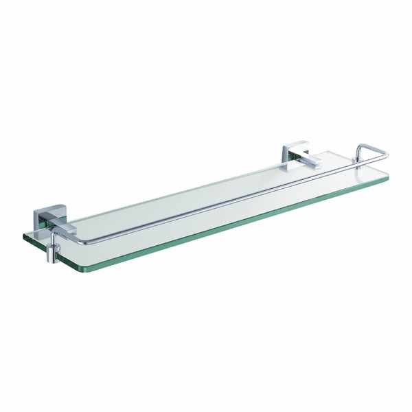 Kraus KEA-14445CH Aura Bathroom Accessories - Shelf with Railing