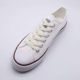 Handshop Flat Shoelaces 5/16" - Shoe Laces Replacements For Sneakers and Athletic Shoes Ivory 48 inch (122cm)