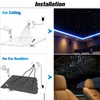 Star ceiling light for use in cars, Bluetooth fibreglass ceiling